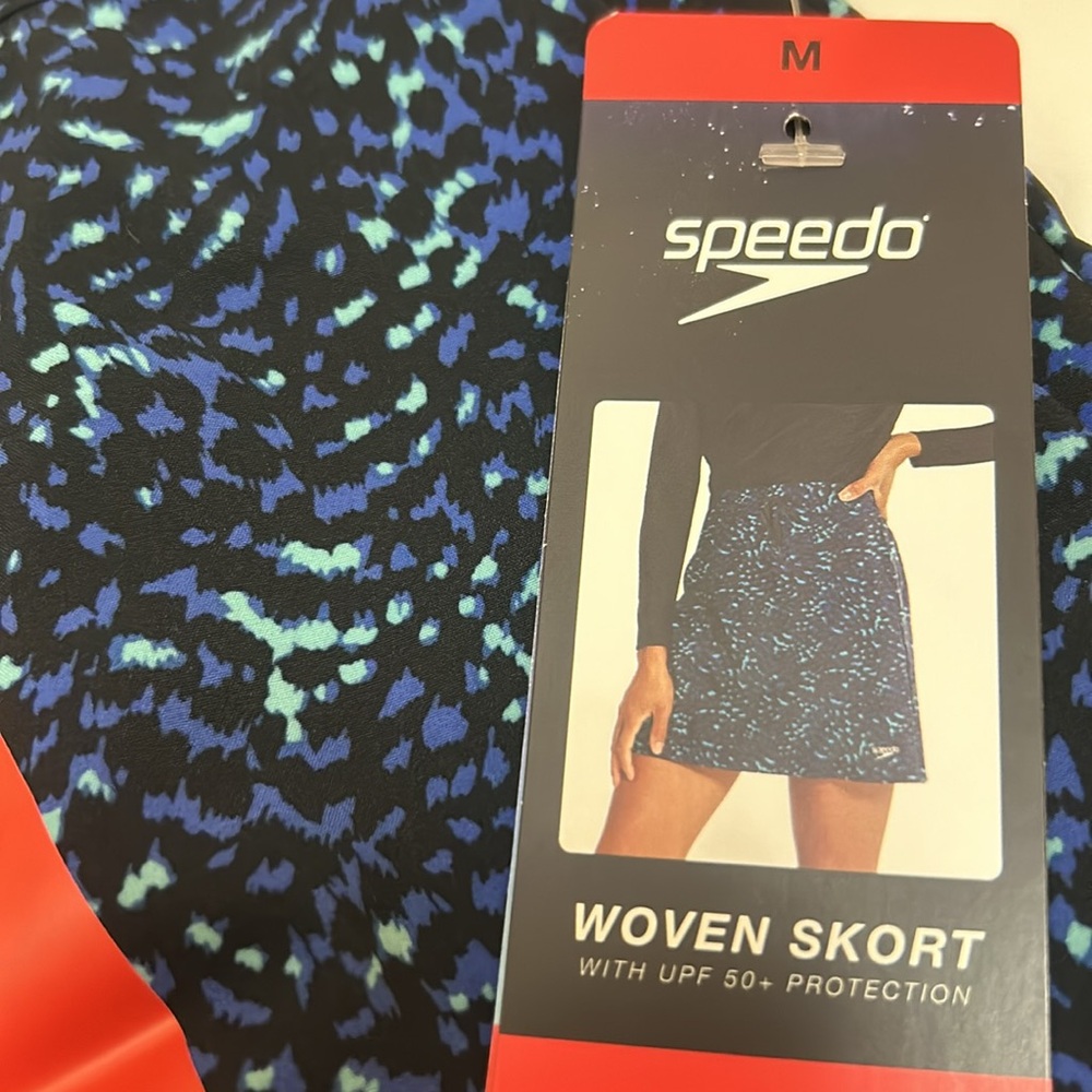 Speedo skort woven UV protection size M NWT